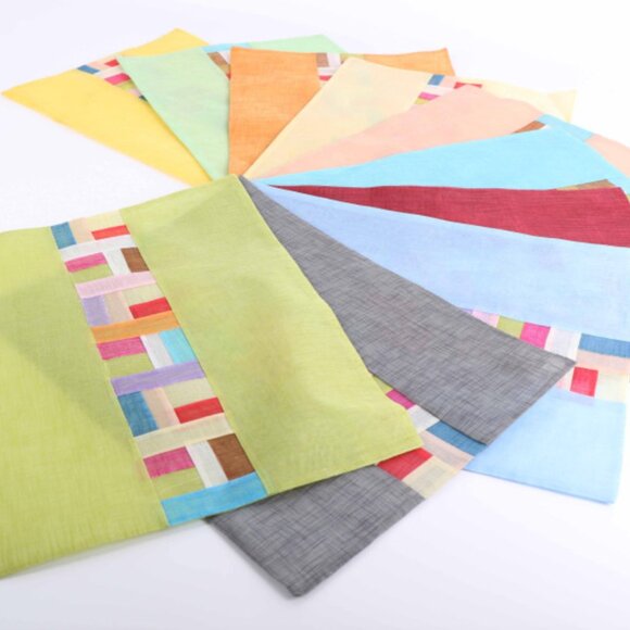 Set of 6pcs Korean Traditional Table Placemats | Ramie Fabric | Quilt | Hanbok - Picture 10 of 14